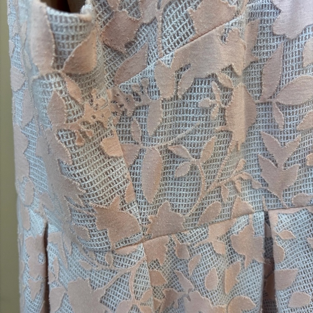 Torrid Pink Textured Floral Sleeveless Fit & Flare Dress Size 22 - Picture 5 of 8